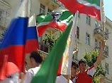 Акция, организованная молодежным фан-клубом в поддержку Кадырова, приурочена к 100 дням его пребывания в должности главы правительства