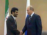 Президент России Владимир Путин, находящийся в Шанхае на саммите ШОС, впервые лично встретился со своим иранским коллегой Махмудом Ахмади Нежадом