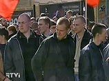 Националисты провели в московском районе Бирюлево акцию протеста против иммигрантов