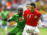 Сборная Швейцарии завоевала три очка в матче с Того