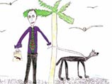 БОРИС Г. (11 лет): гуляет с собакой на необитаемом острове БОРИС Г. (11 лет): гуляет с собакой на необитаемом острове