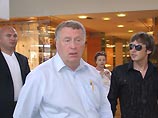 Владимир Жириновский в холле гостиницы "Хилтон" Владимир Жириновский в холле гостиницы "Хилтон"