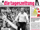 В статье Taz, как называют эту берлинскую газету, упоминается о том, что Лех часто похвалялся, что "ни на йоту никогда не уступал ни одному немецкому политику" и "что знает Германию только по туалету в аэропорту Франкфурта"