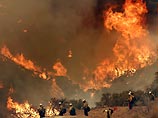 Губернатор  Шварценеггер  объявил в Калифорнии  чрезвычайное положение в связи с лесными пожарами