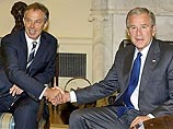 Буш и Блэр выступили за отправку в Ливан миротворцев