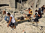 Десятки человек оказались замурованы под обломками жилых домов после сегодняшней массированной бомбардировки израильскими ВВС