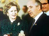 Маргарет Тэтчер и Михаил Горбачев встретились в супермодном ресторане