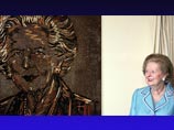 В Лондоне выставлен портрет Маргарет Тэтчер, сделанный из ржавого железа