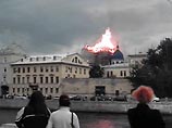 В Петербурге частично сгорел Троицкий собор (ФОТО, ВИДЕО)
