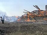 Под Оренбургом произошел крупный пожар, в результате которого сгорело около 100 дач местных жителей