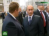 Путин осмотрел новые квартиры для военных на пути в Балтийск Путин осмотрел новые квартиры для военных на пути в Балтийск