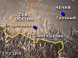 Во Владикавказе упал военный вертолет Ми-8 Во Владикавказе упал военный вертолет Ми-8