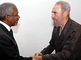 Фидель Кастро встретился с Кофи Аннаном Фидель Кастро встретился с Кофи Аннаном