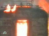 В Москве сгорели два железнодорожных вагона 