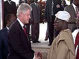 Президент США Билл Клинтон прибыл с визитом в Нигерию