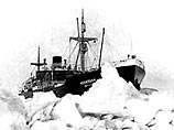 Советский пароход "Челюскин" в 30-х годах вышел в рейс с целью пройти из Мурманска во Владивосток по Северному морскому пути за одну навигацию