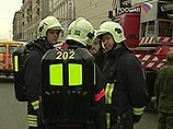В центре Москвы горит пятиэтажное общежитие В центре Москвы горит пятиэтажное общежитие