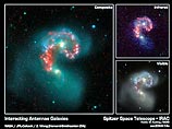Столкновения галактик - это совокупления, которые дают жизнь миллиардам новых звезд, выяснили ученые
