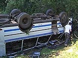 В Татарстане перевернулся пассажирский автобус: двое погибших, 22 раненых В Татарстане перевернулся пассажирский автобус: двое погибших, 22 раненых