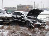 В Красноярске сильный снегопад стал причиной отмены "Дня вежливости" - более 210 ДТП