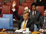 Об этом заявил в Совете Безопасности постоянный представитель США при ООН Джон Болтон Об этом заявил в Совете Безопасности постоянный представитель США при ООН Джон Болтон