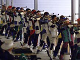 В Тюмени проходят соревнования по стрельбе среди слепых 
