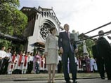 Богослужение состоялось в католическом храме "Куа Бак" в оживленном районе Ханоя