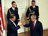В ходе визита Буш встретился с президентом республики Тоомасом Хендриком Ильвесом