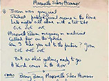 На Christie's за 192 тысячи долларов продан черновик текста песни The Beatles, написанный Маккартни На Christie's за 192 тысячи долларов продан черновик текста песни The Beatles, написанный Маккартни