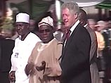 В честь визита Билла Клинтона нигерийцы устроили вечер танцев
