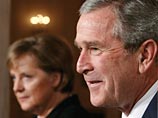 Буш поддержал Меркель в ее  инициативе по ближневосточному урегулированию 