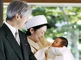 В Токио новорожденный принц прошел ритуал кормления японскими палочками 
