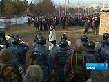 Драка с крымскими татарами в Симферополе за землю: есть пострадавшие