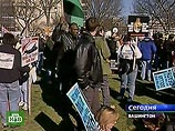 В Вашингтоне тысячи людей вышли на митинг против войны в Ираке