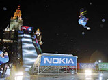 В Москве возводят гигантский трамплин для Кубка мира по сноуборду