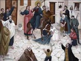 Автор фресок убежден, что "греческая православная художественная традиция позволяет писать на церковных стенах лики дохристианских или светских мыслителей