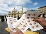 Ватикан зарабатывает на продаже почтовых марок