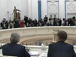 В Екатерининский зал по приглашению главы государства пришли 20 членов руководства Российского союза промышленников и предпринимателей