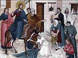 Получившая скандальную известность незавершенная роспись находится в храме Пресвятой Богородицы в городке Аксиуполи на севере Греции Получившая скандальную известность незавершенная роспись находится в храме Пресвятой Богородицы в городке Аксиуполи на севере Греции