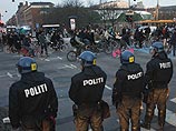  На улицах Копенгагена дежурят сотни полицейских