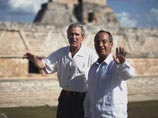 Буш отметил, что США и Мексику разделяет многокилометровая граница, которая должна "не разделять, а объединять" нации