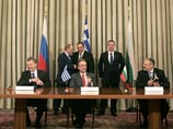 Россия, Греция и Болгария подписали соглашение о строительстве нефтепровода Бургас-Александруполис Россия, Греция и Болгария подписали соглашение о строительстве нефтепровода Бургас-Александруполис