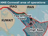 В Иране задержаны 15 английских моряков и морских пехотинцев с корабля Cornwall в северной части Персидского залива - устье реки Шатт-эль-Араб. Телеканал SkyNewsотмечает, что эта водная территория принадлежит Ираку