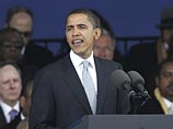 Сенатор Барак Обама, один из основных претендентов Демократической партии на участие в выборах президента США в 2008 году