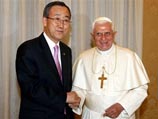 Папа встретился с генсеком ООН