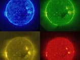 Американское космическое агентство NASA опубликовало в понедельник первые трехмерные фотографии Солнца