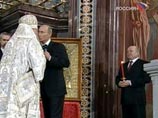 Алексий II на пасхальном богослужении 8 апреля 2007 года Алексий II на пасхальном богослужении 8 апреля 2007 года