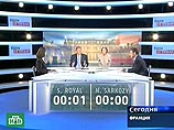 Кандидаты на пост президента Франции Саркози и Руаяль провели теледебаты в прямом эфире