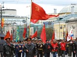 Москва, шествие в честь Дня Победы, организованное КПРФ
