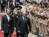 Президент РФ Владимир Путин вместе с супругой Людмилой прибыли из Австрии в Люксембург